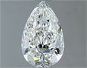 Natural Diamond 0.60 Carats, Pear with  Cut, I Color, VS1 Clarity and Certified by GIA