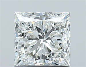 Picture of Natural Diamond 1.02 Carats, Princess with  Cut, I Color, VS1 Clarity and Certified by GIA