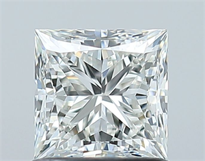 Picture of Natural Diamond 1.02 Carats, Princess with  Cut, I Color, VS1 Clarity and Certified by GIA