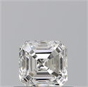 Diamante Natural 0.61 quilates, Asscher , Color H, claridad VVS1 y certificado GIA