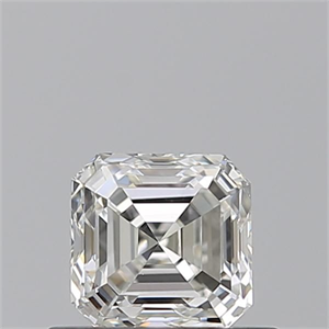 Foto Diamante Natural 0.61 quilates, Asscher , Color H, claridad VVS1 y certificado GIA de