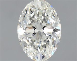 Picture of Natural Diamond 0.90 Carats, Oval with  Cut, H Color, SI2 Clarity and Certified by GIA