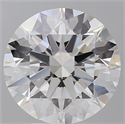 Lab Grown Diamond 5.60 Carats, Round with Ideal Cut, E Color, VVS2 Clarity and Certified by IGI