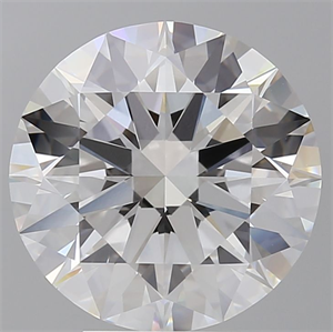 Picture of Lab Grown Diamond 5.60 Carats, Round with Ideal Cut, E Color, VVS2 Clarity and Certified by IGI