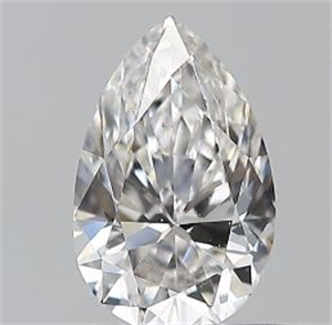 Picture of Natural Diamond 0.70 Carats, Pear with  Cut, F Color, SI1 Clarity and Certified by GIA