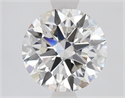 Lab Grown Diamond 1.54 Carats, Round with Excellent Cut, G Color, VS2 Clarity and Certified by IGI