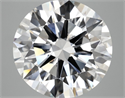 Lab Grown Diamond 6.01 Carats, Round with Ideal Cut, E Color, VVS2 Clarity and Certified by IGI