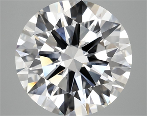 Picture of Lab Grown Diamond 6.01 Carats, Round with Ideal Cut, E Color, VVS2 Clarity and Certified by IGI
