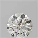 Natural Diamond 1.03 Carats, Round with Excellent Cut, K Color, VVS2 Clarity and Certified by IGI