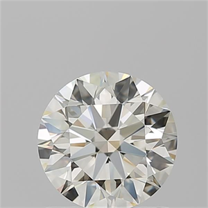 Picture of Natural Diamond 1.03 Carats, Round with Excellent Cut, K Color, VVS2 Clarity and Certified by IGI