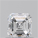Natural Diamond 0.70 Carats, Asscher with  Cut, E Color, VS1 Clarity and Certified by GIA