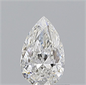 Diamante Natural 0.61 quilates, De pera , Color F, claridad VS1 y certificado GIA
