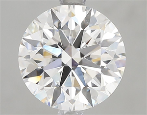 Picture of Lab Grown Diamond 3.06 Carats, Round with Ideal Cut, E Color, VVS2 Clarity and Certified by IGI