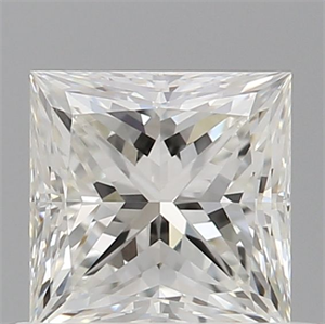 Picture of Natural Diamond 0.65 Carats, Princess with  Cut, H Color, VVS1 Clarity and Certified by GIA