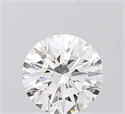 Lab Grown Diamond 1.24 Carats, Round with Ideal Cut, D Color, VVS1 Clarity and Certified by IGI
