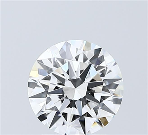 Picture of Lab Grown Diamond 2.03 Carats, Round with Ideal Cut, D Color, VVS1 Clarity and Certified by IGI