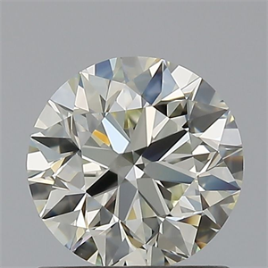Picture of Natural Diamond 0.90 Carats, Round with Excellent Cut, K Color, IF Clarity and Certified by IGI