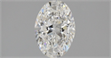 Natural Diamond 1.00 Carats, Oval with  Cut, G Color, VVS2 Clarity and Certified by GIA