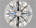 Diamante Natural 0.75 quilates, Redondo , Color J, claridad VVS1 y certificado GIA