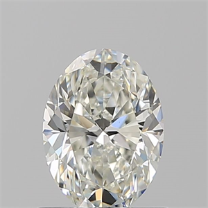 Foto Diamante Natural 0.90 quilates, Ovalado , Color J, claridad SI1 y certificado GIA de