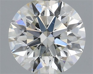 Picture of Natural Diamond 0.40 Carats, Round with Excellent Cut, H Color, SI2 Clarity and Certified by IGI