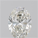Natural Diamond 1.50 Carats, Oval with  Cut, I Color, SI2 Clarity and Certified by GIA