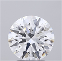 Lab Grown Diamond 3.00 Carats, Round with Ideal Cut, D Color, VVS1 Clarity and Certified by IGI