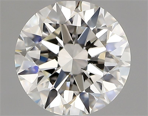Picture of Natural Diamond 0.90 Carats, Round with Excellent Cut, I Color, VVS2 Clarity and Certified by GIA