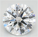 Lab Grown Diamond 3.03 Carats, Round with Excellent Cut, D Color, VVS1 Clarity and Certified by GIA