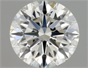 Natural Diamond 0.90 Carats, Round with Excellent Cut, I Color, VS2 Clarity and Certified by GIA