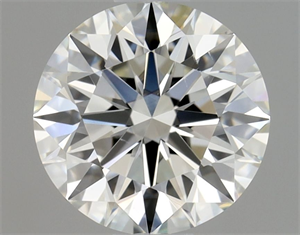 Picture of Natural Diamond 0.90 Carats, Round with Excellent Cut, I Color, VS2 Clarity and Certified by GIA
