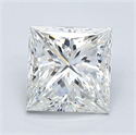 Diamante Natural 1.40 quilates, Princesa , Color G, claridad SI1 y certificado GIA