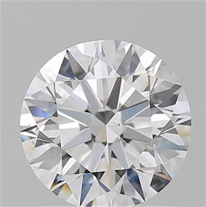 Picture of Natural Diamond 1.53 Carats, Round with Excellent Cut, D Color, VS2 Clarity and Certified by GIA