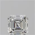 Diamante Natural 1.01 quilates, Asscher , Color I, claridad VS1 y certificado GIA