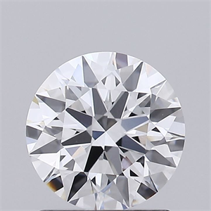Picture of Lab Grown Diamond 1.09 Carats, Round with Ideal Cut, E Color, VS1 Clarity and Certified by IGI