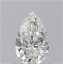 Natural Diamond 0.73 Carats, Pear with  Cut, I Color, SI1 Clarity and Certified by GIA