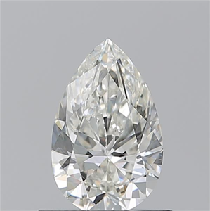 Picture of Natural Diamond 0.73 Carats, Pear with  Cut, I Color, SI1 Clarity and Certified by GIA