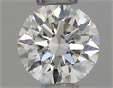 Natural Diamond 0.40 Carats, Round with Very Good Cut, H Color, VVS1 Clarity and Certified by IGI