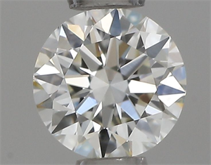 Picture of Natural Diamond 0.40 Carats, Round with Very Good Cut, H Color, VVS1 Clarity and Certified by IGI
