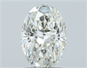 Natural Diamond 1.50 Carats, Oval with  Cut, I Color, SI2 Clarity and Certified by GIA
