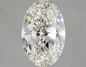 Picture of Natural Diamond 2.50 Carats, Oval with  Cut, I Color, SI1 Clarity and Certified by GIA