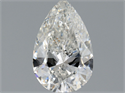 Natural Diamond 0.53 Carats, Pear with  Cut, G Color, SI2 Clarity and Certified by GIA