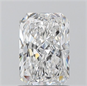 Natural Diamond 1.01 Carats, Radiant with  Cut, E Color, VS2 Clarity and Certified by GIA