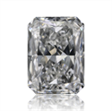 Natural Diamond 0.71 Carats, Radiant with  Cut, F Color, VS1 Clarity and Certified by GIA