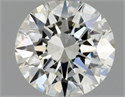 Natural Diamond 0.51 Carats, Round with Excellent Cut, J Color, SI1 Clarity and Certified by GIA