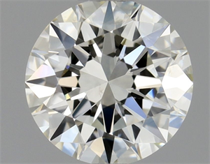 Picture of Natural Diamond 0.51 Carats, Round with Excellent Cut, J Color, SI1 Clarity and Certified by GIA