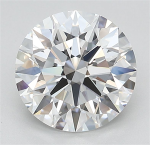 Picture of Lab Grown Diamond 3.25 Carats, Round with Ideal Cut, E Color, IF Clarity and Certified by IGI