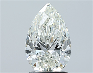 Picture of Natural Diamond 1.51 Carats, Pear with  Cut, I Color, VS2 Clarity and Certified by GIA