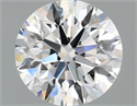 Lab Grown Diamond 1.05 Carats, Round with Excellent Cut, D Color, VVS2 Clarity and Certified by IGI