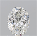 Natural Diamond 1.30 Carats, Oval with  Cut, G Color, VS2 Clarity and Certified by GIA
